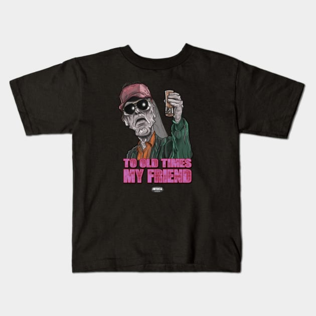 Lew Hayward Kids T-Shirt by AndysocialIndustries